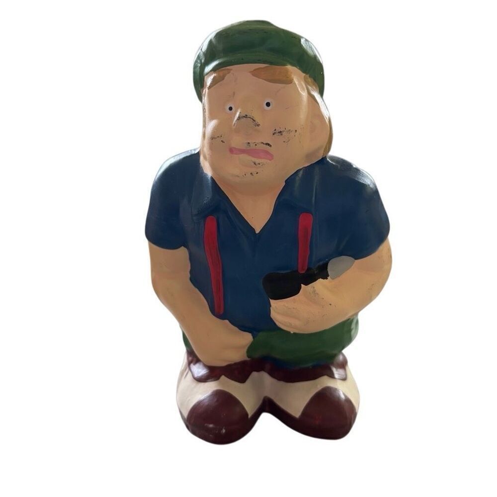Golfer Ceramic Novelty Bank